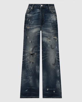 Misbhv Blue jeans with holes 260U315