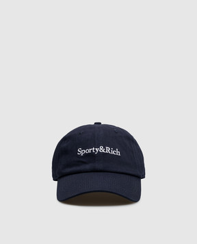 Sporty & Rich Blue cap with contrasting embroidery AC04084300BL106w