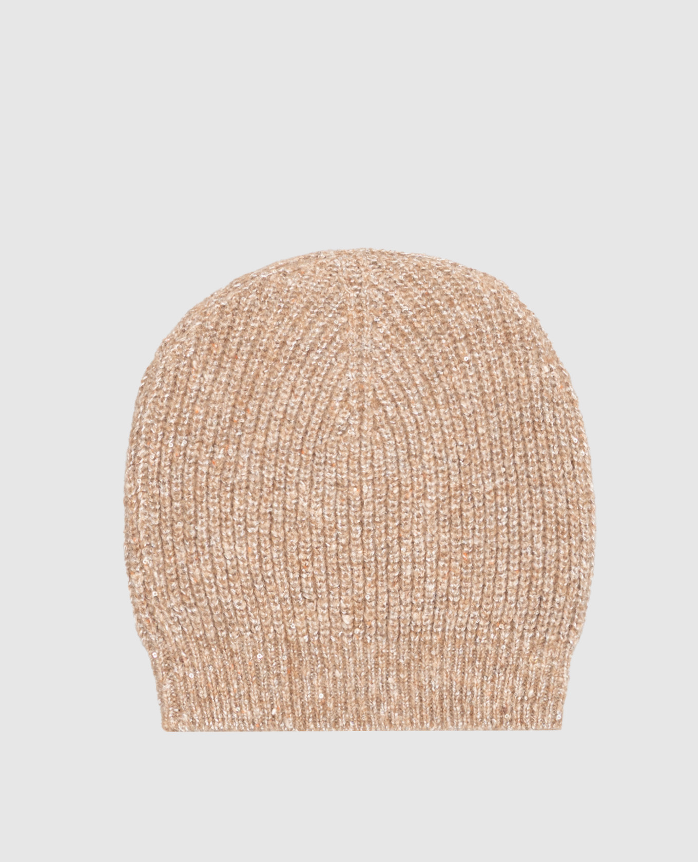 Brown hat with alpaca wool and silk