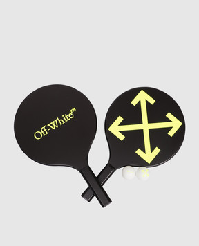 Off-White Black table tennis rackets OHZH03QT25MAT001