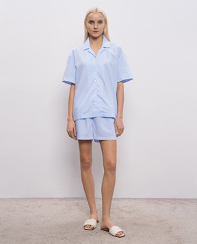 Dore & Rose Blue striped pajamas SHORTSLEEVESTRIPEDPJ