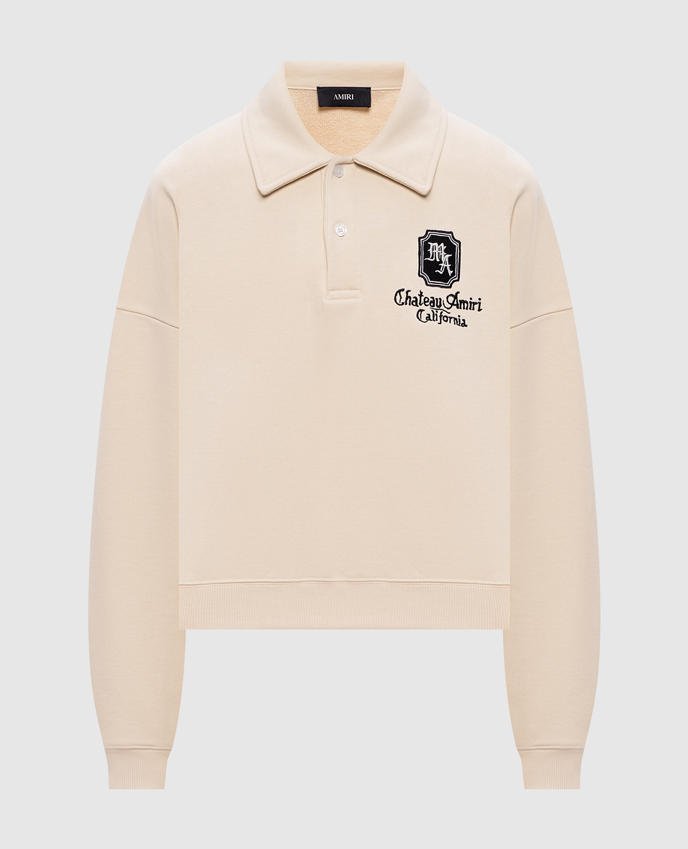 Beige polo sweatshirt MA CHATEAU