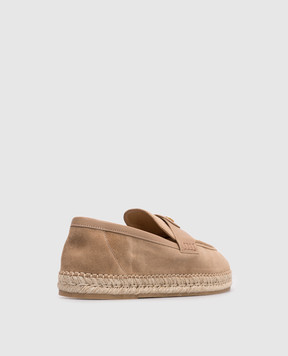 Valentino Palm Avenue beige suede espadrilles 8Y2S0K00CKQ