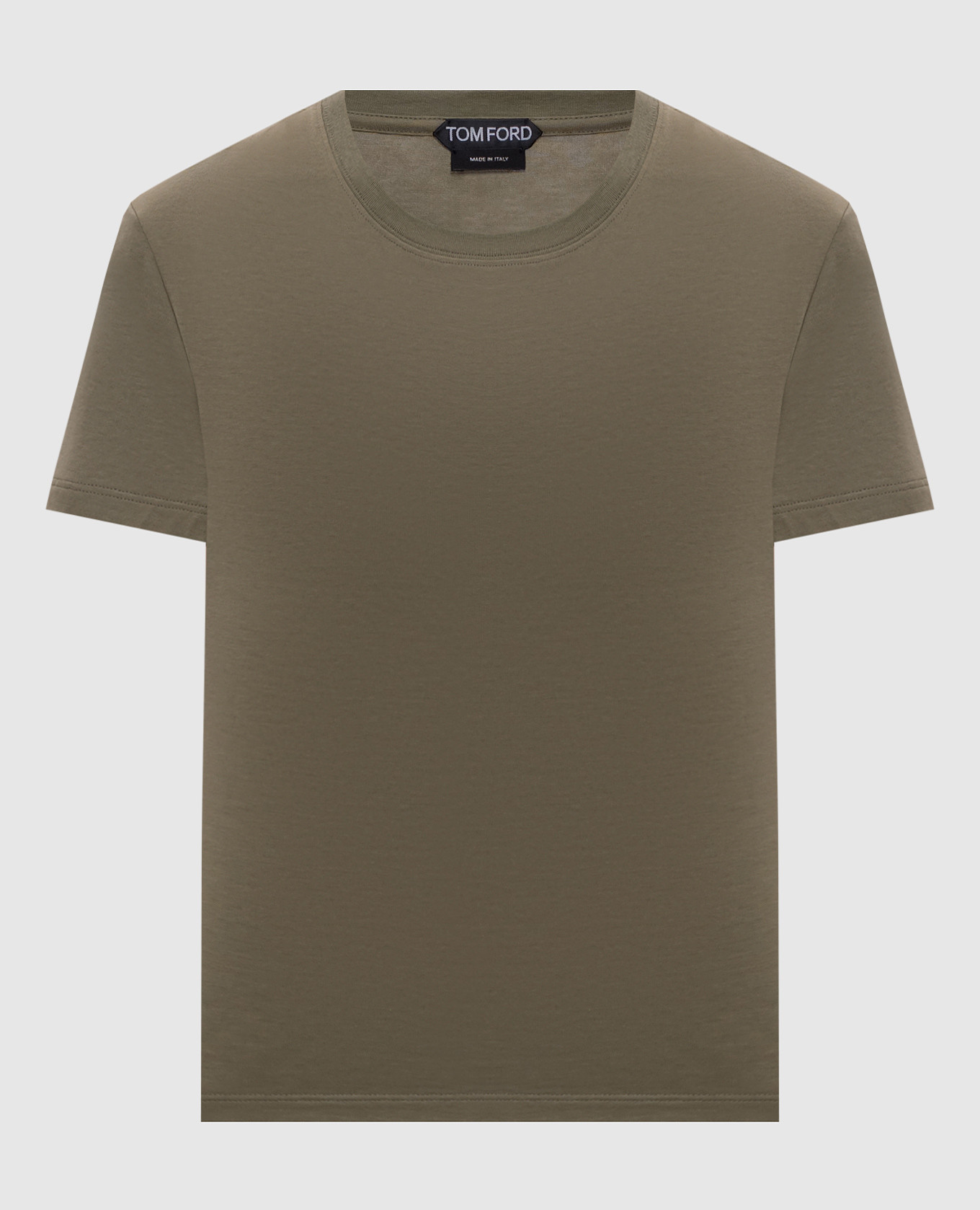 

Khaki T-shirt with monogram Tom Ford