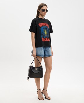 AGOLDE Lyonne blue denim shorts A92481885