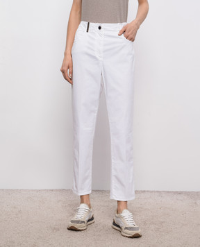 Peserico White pants P04977T302481
