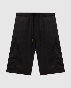 Iceberg Black cargo shorts D1105287