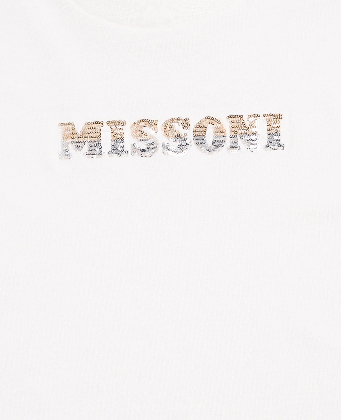 Children's ivory T-shirt with logo Missoni 3