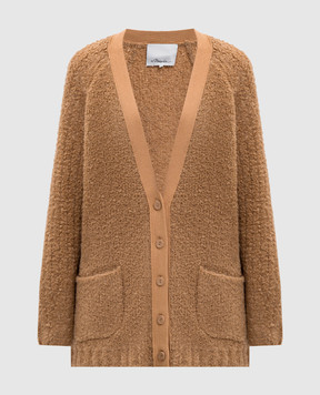 3.1 Phillip Lim Brown alpaca wool cardigan F25270482TFB