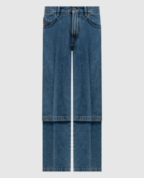 The Attico Blue jeans with double construction 260WCP00294DDD116AA