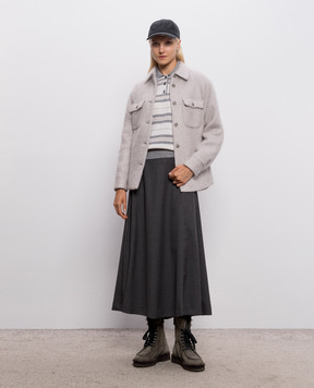 Peserico Gray jacket with wool A2110400444