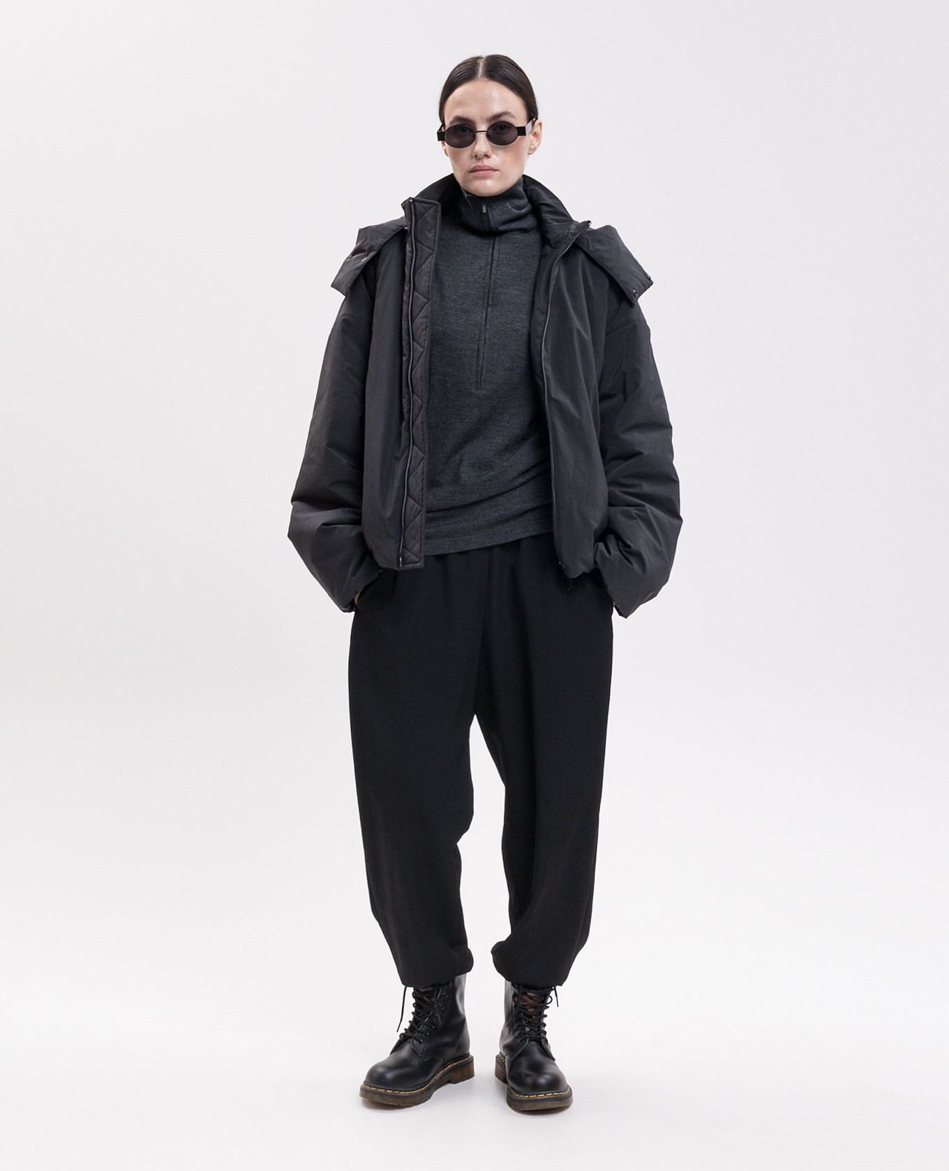 Black wool joggers Y`S Yamamoto 2