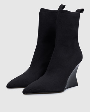 Balmain Black ankle boots HN1TE202TKNI