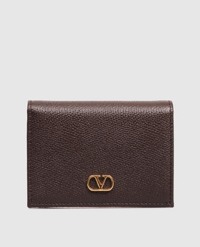 Valentino Brown leather wallet VLogo 9W2P0AJ3SNP