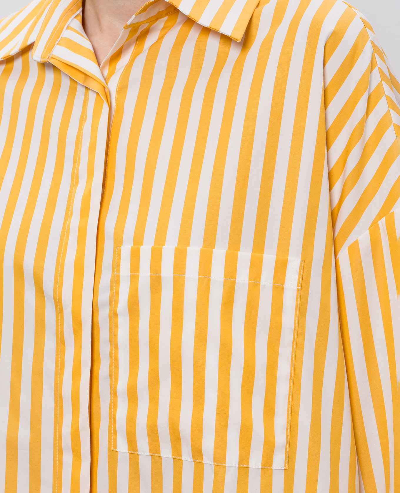 

Clemente striped shirt Faithfull, Orange