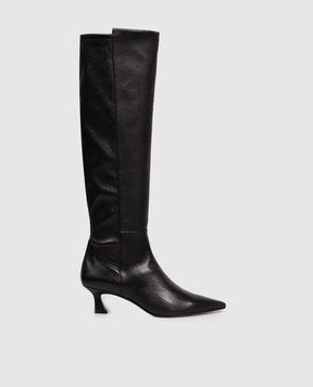 Stuart Weitzman Black leather boots VINNIE SM444