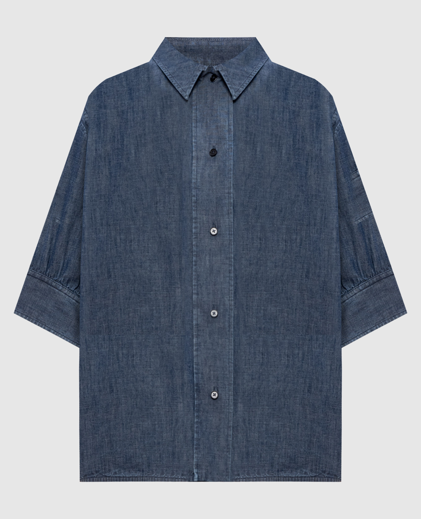 Blue denim shirt