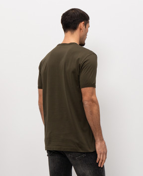 Dolce&Gabbana Green t-shirt with logo patch G8JX7TG7P1A