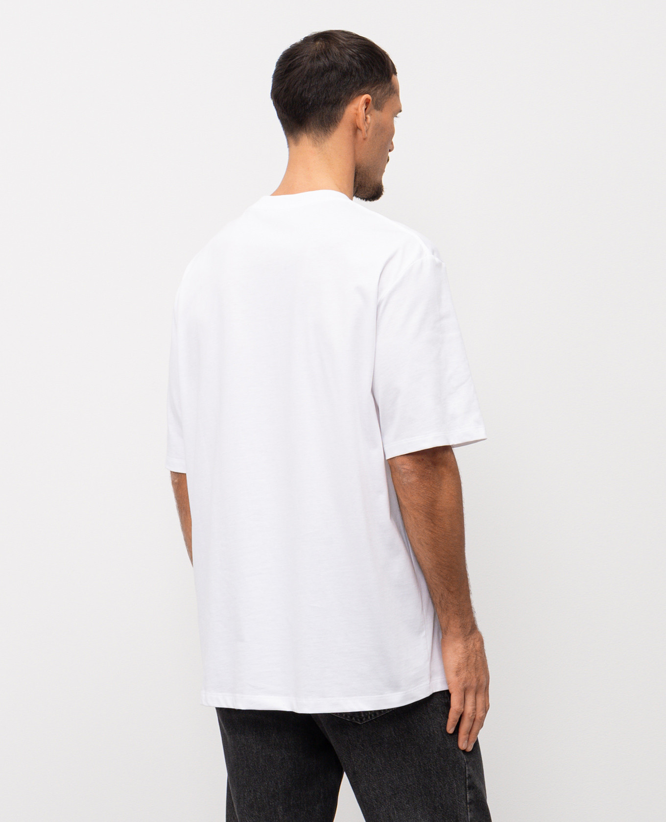 White T-shirt with contrast print Balmain 4