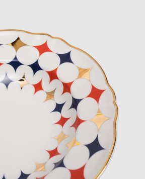 Bitossi Home White porcelain soup plate Lightning ABR01041