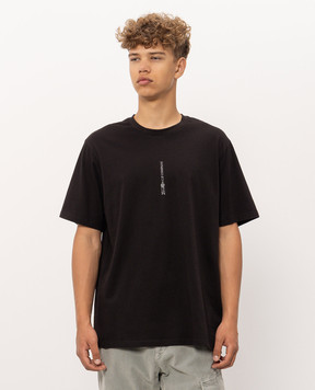 C.P. Company Black t-shirt with logo print MTS184A005100W