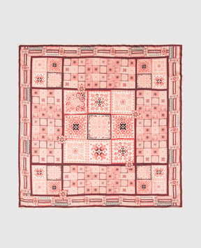 Momoni Pink Nipponia silk scarf MOSC001102MO