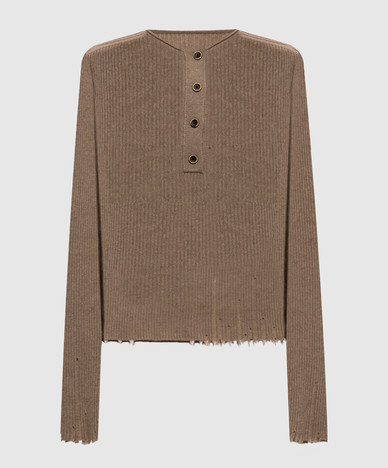 Brown cashmere jumper