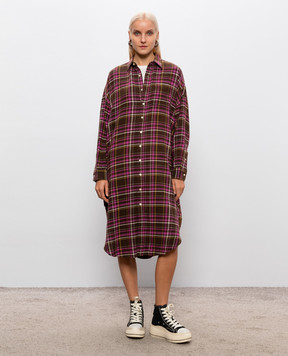 R13 Checked shirt dress R13WR151R931B