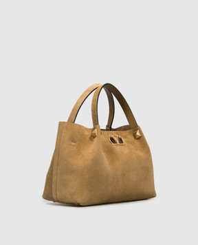 Valentino Khaki suede tote bag 9W2B0T83AHA