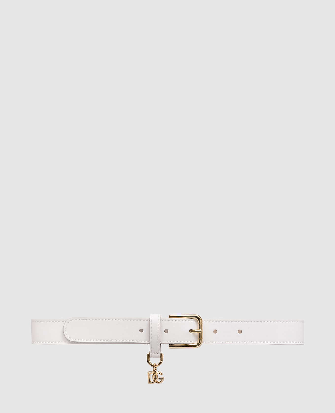 

Children's white belt with monogram Dolce&Gabbana