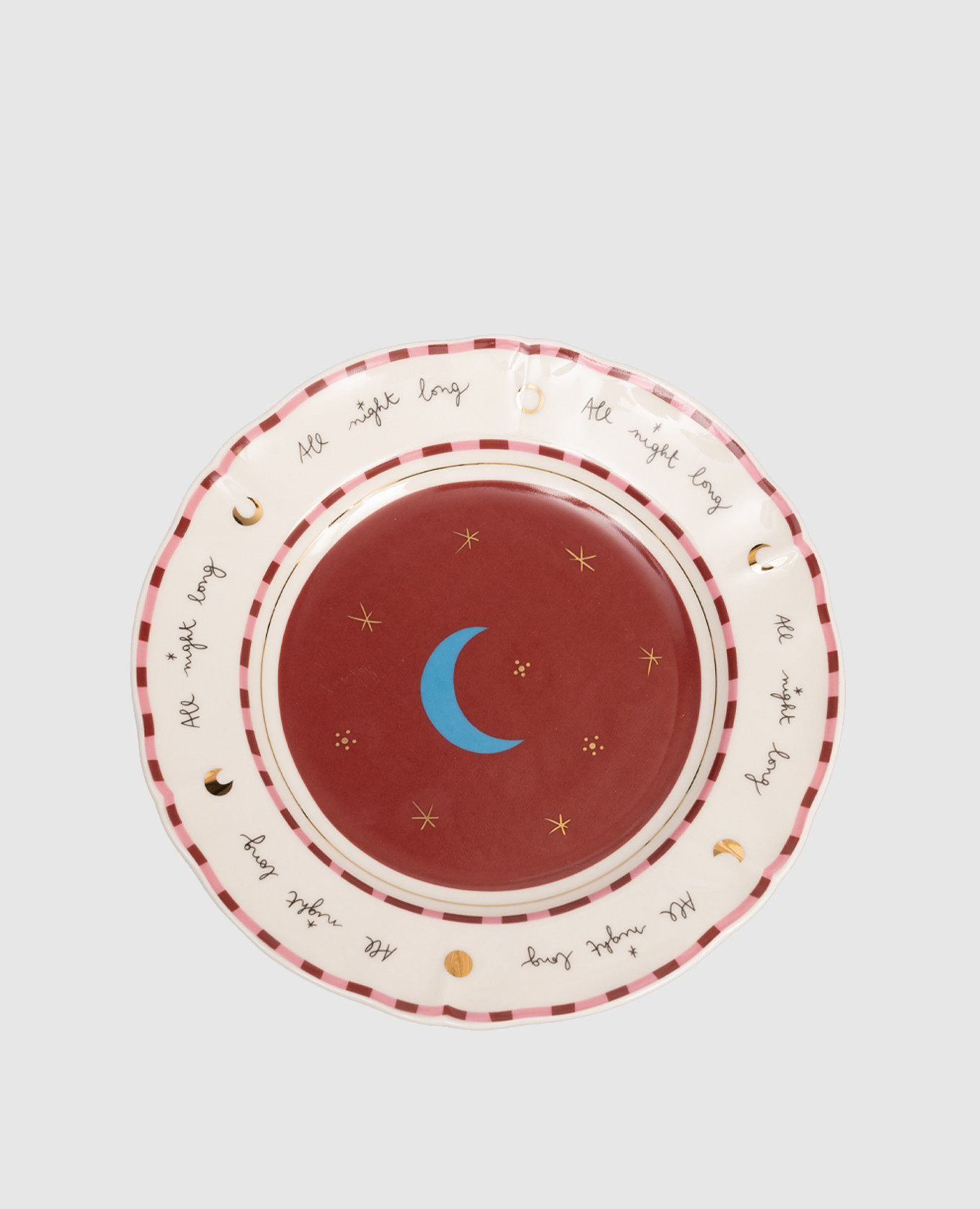 

White porcelain fruit plate Moon Bitossi Home