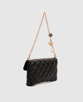 Twinset Black clutch with pendants 262TH7043