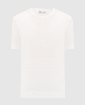 Brunello Cucinelli Ivory cotton T-shirt M29805200