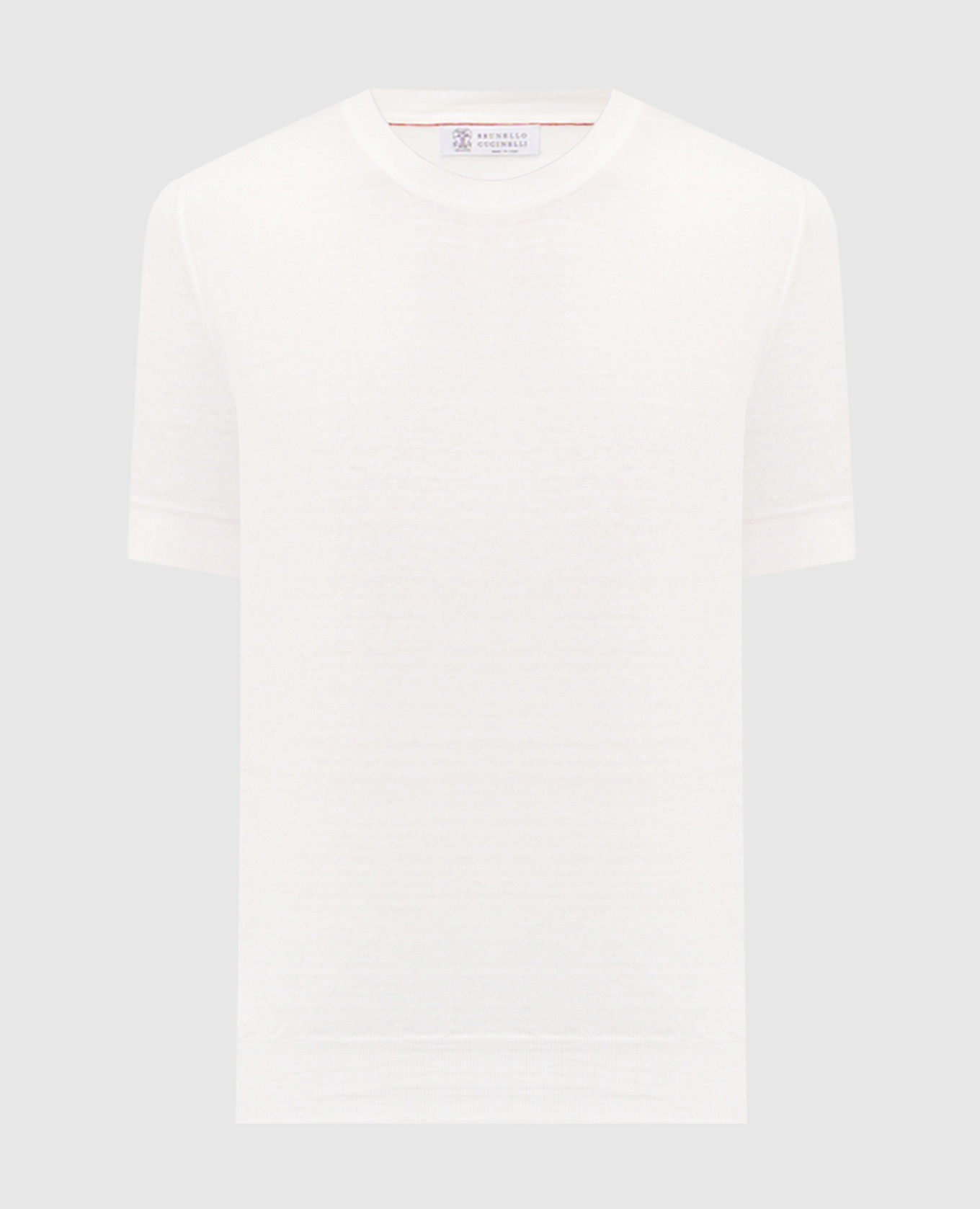 Ivory cotton T-shirt