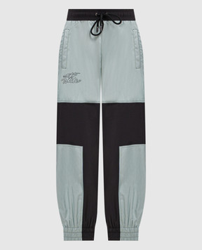 Off-White Green joggers 44MCJ03KS26F001