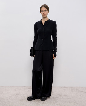 Masnada Black silk pants 7999