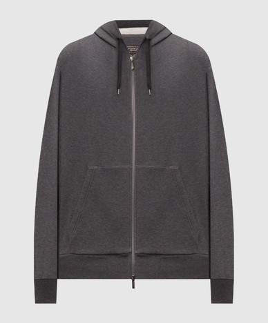 Grey insulated sports jacket