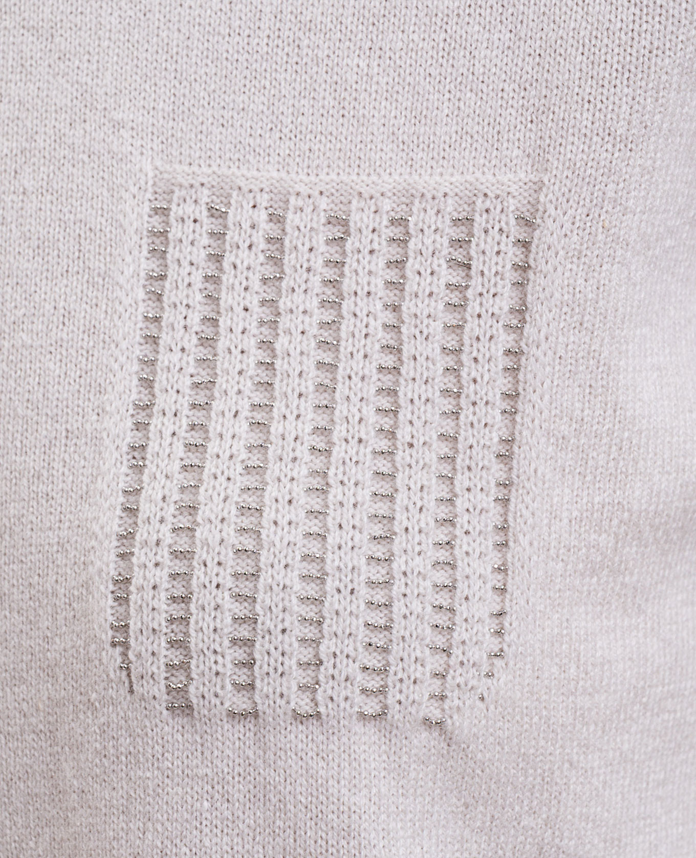 Ivory wool, silk and cashmere jumper Peserico 5