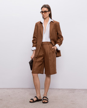 Brunello Cucinelli Brown linen jacket MH5277519