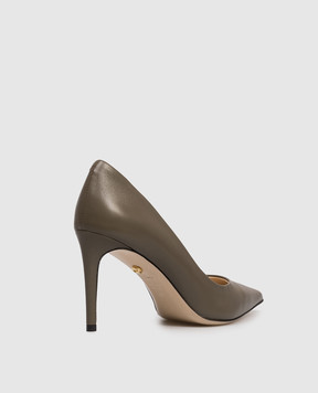 Babe Pay Pls Khaki leather shoes 201801KO