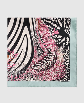 MANTERO 1902 Hide and Seek silk scarf 0904F0030G56945