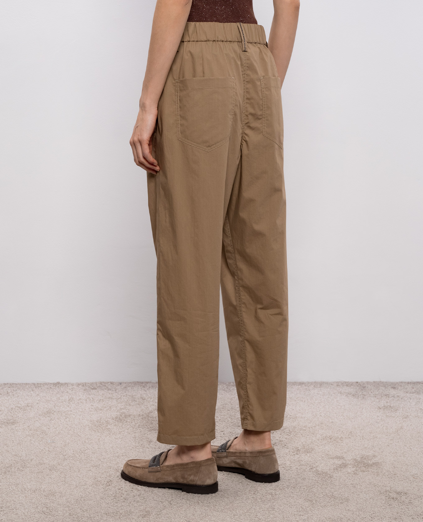 

Brown pants with chain Brunello Cucinelli