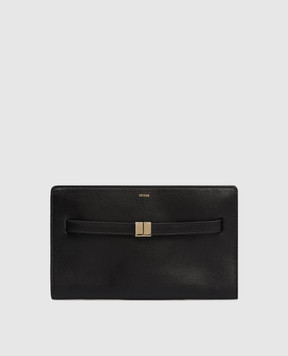 Toteme Black leather crossbody bag 261WAM0052LE0025