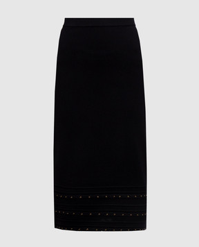 Twinset Black skirt with crystals 262TP3098