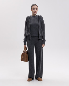Max Mara JUST grey wool and cashmere top SMMJUST