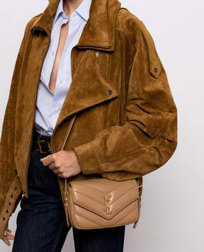 Saint Laurent Beige leather cross-body bag LOULOU 873156AAEAX