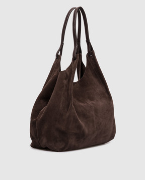 Gianni Chiarini Dua brown suede tote bag BS9800CMPL