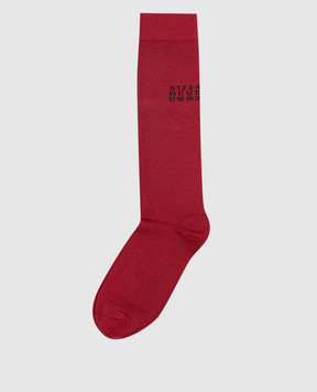Maison Margiela MM6 Children's red socks M61118MM045