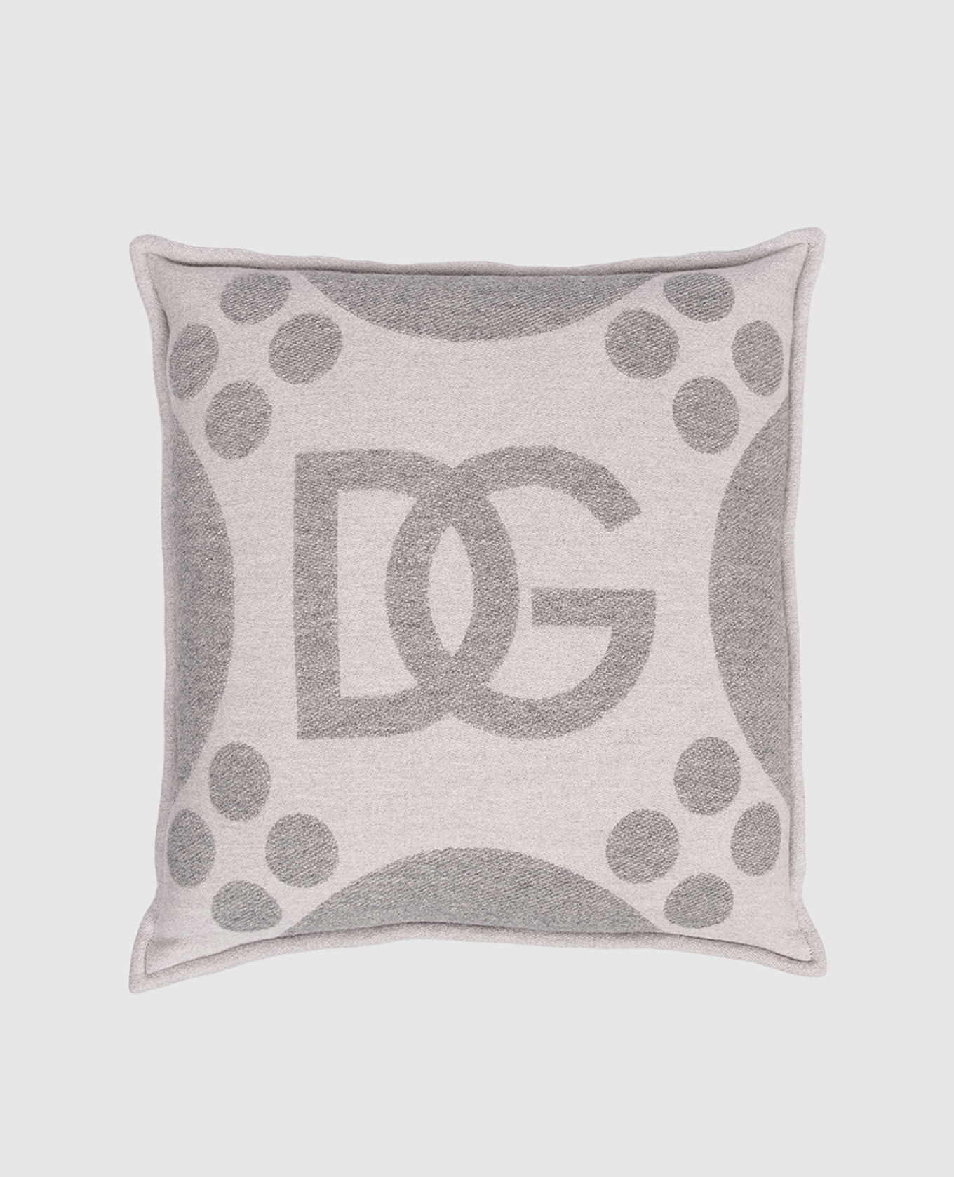

Gray wool decorative pillow Dolce&Gabbana, Grey