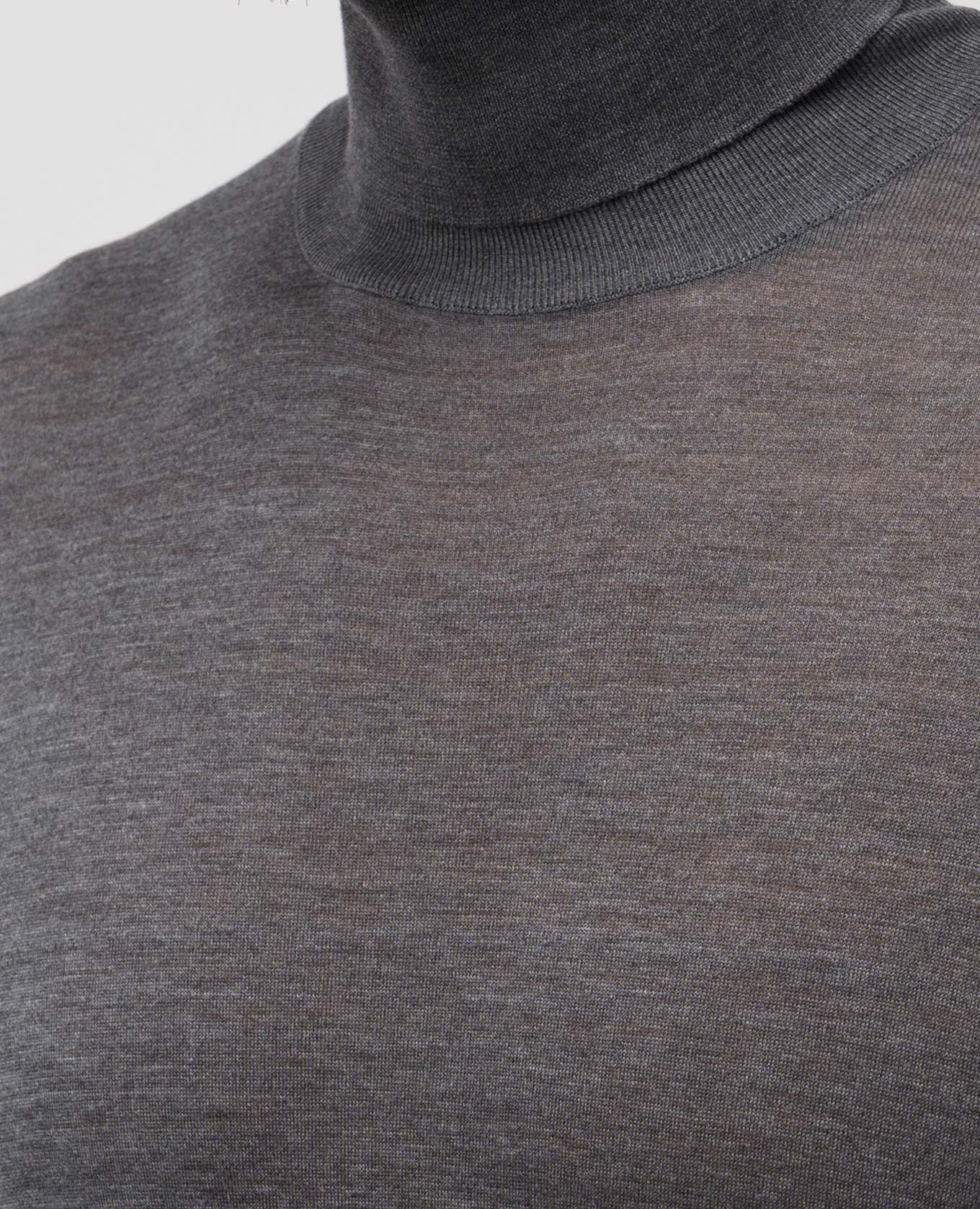 

Gray golf with silk Brunello Cucinelli, Grey